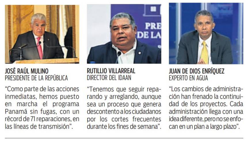 $!Panamá Norte y Este con falta de agua