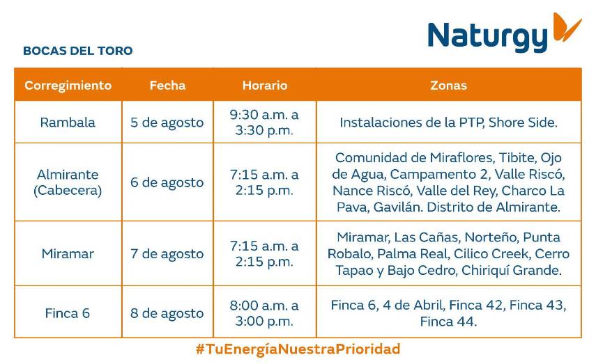 $!AVISO IMPORTANTE: Trabajos de mantenimiento en la red eléctrica del 3 al 9 de agosto de 2026