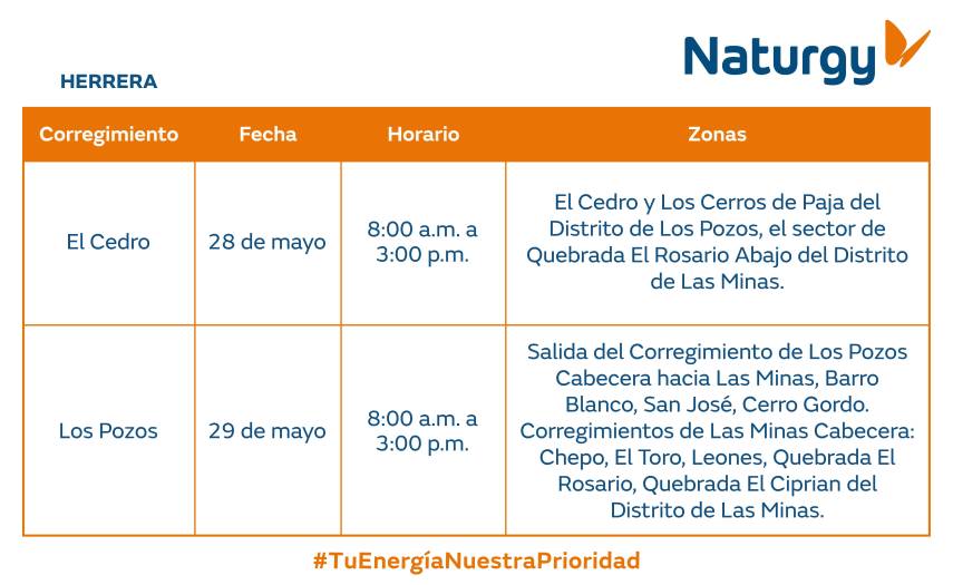$!AVISO IMPORTANTE: Trabajos de mantenimiento en la red eléctrica del 25 al 31 de mayo de 2026