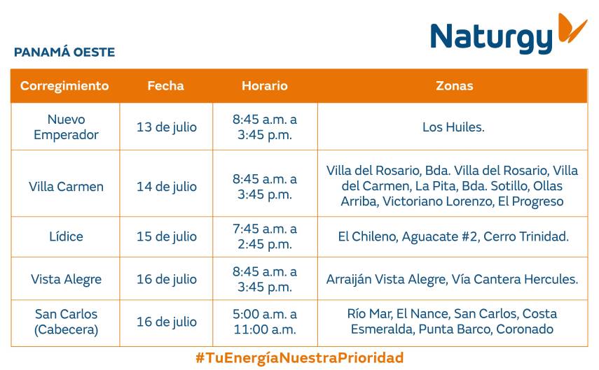 $!Aviso importante: Trabajos de mantenimiento en la red eléctrica del 13 al 19 de julio de 2026