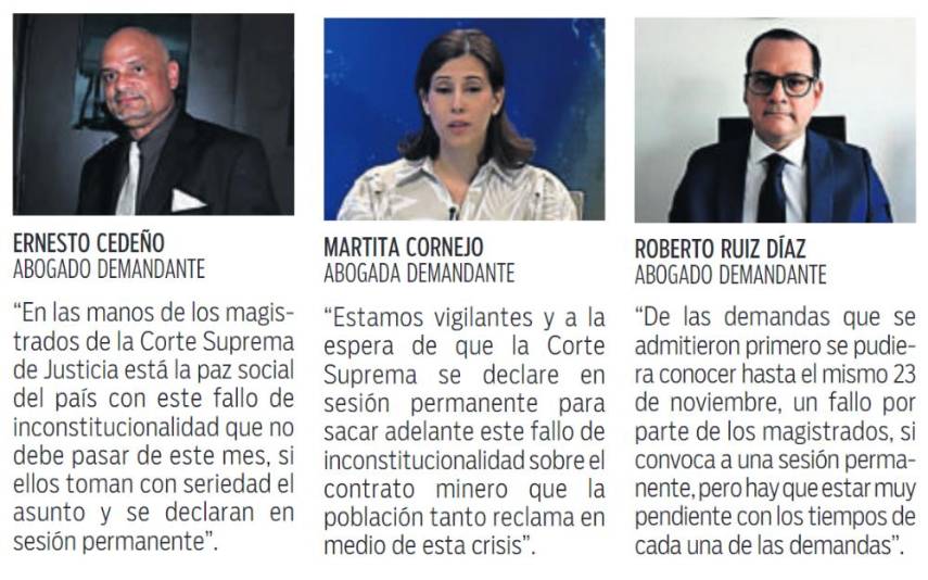 $!Abogados esperan que la próxima semana se dé el primer fallo del contrato