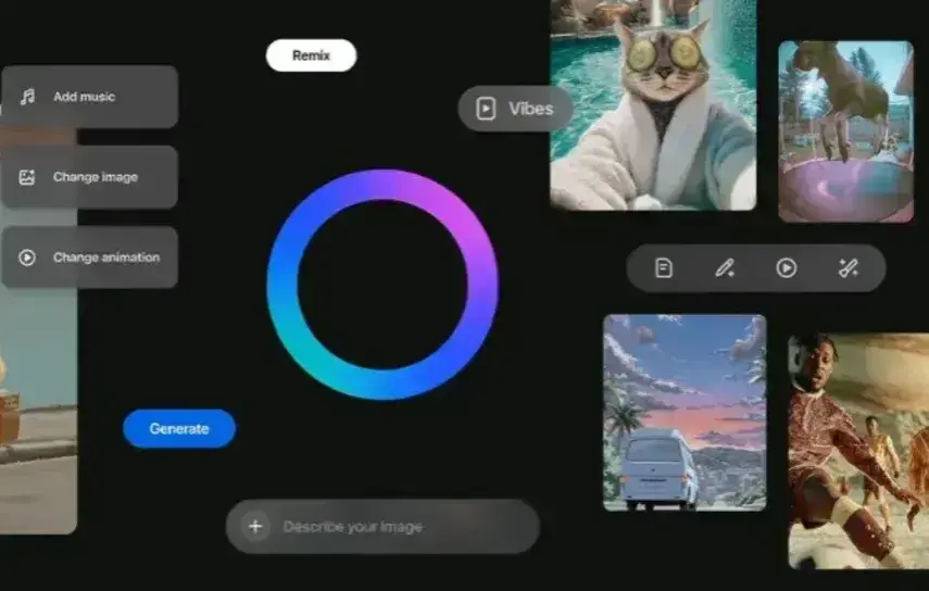 Meta prueba una aplicación independiente de Vibes para crear y compartir vídeos generados por IA