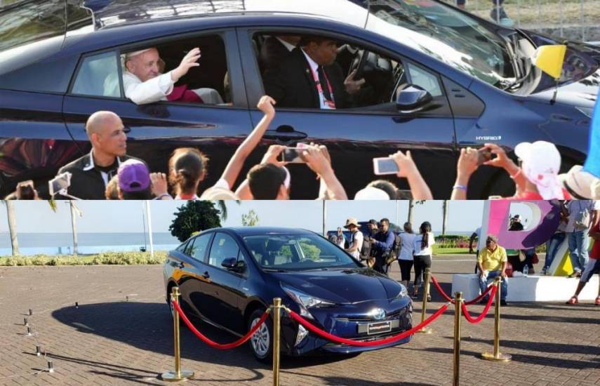 Automóvil utilizado por el Papa Francisco será subastado