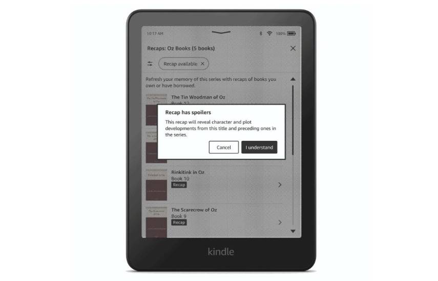 Amazon Kindle lleva el ‘Anteriormente en...’ de las series a las sagas de libros