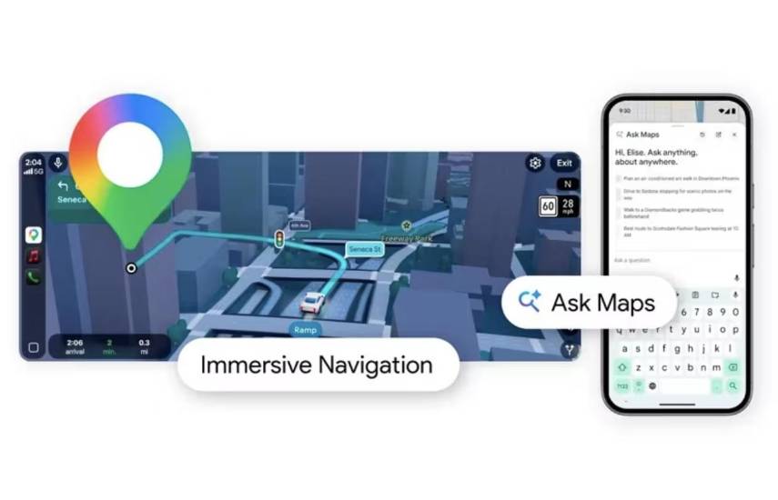 Así se integra Gemini en Google Maps para evitar atascos y facilitar consultas