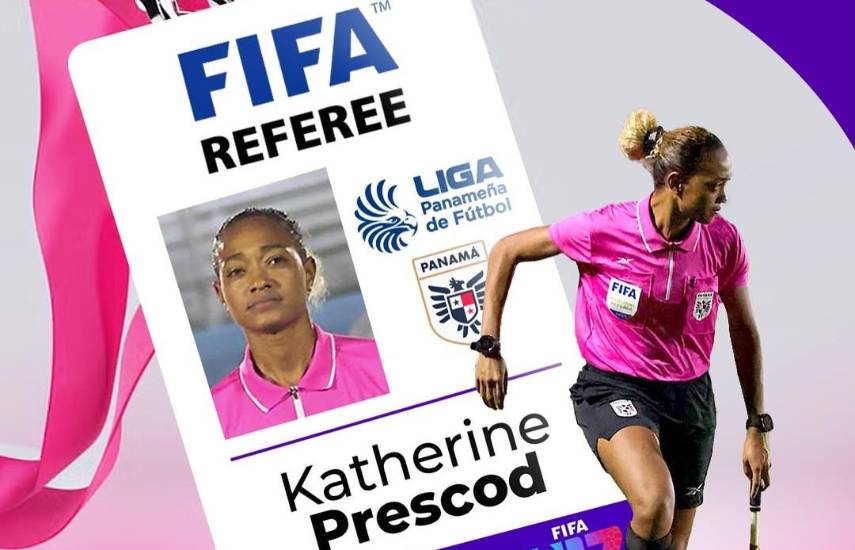 Katherine Prescod será la primera árbitra panameña en un Mundial Sub-17 Femenino de la FIFA