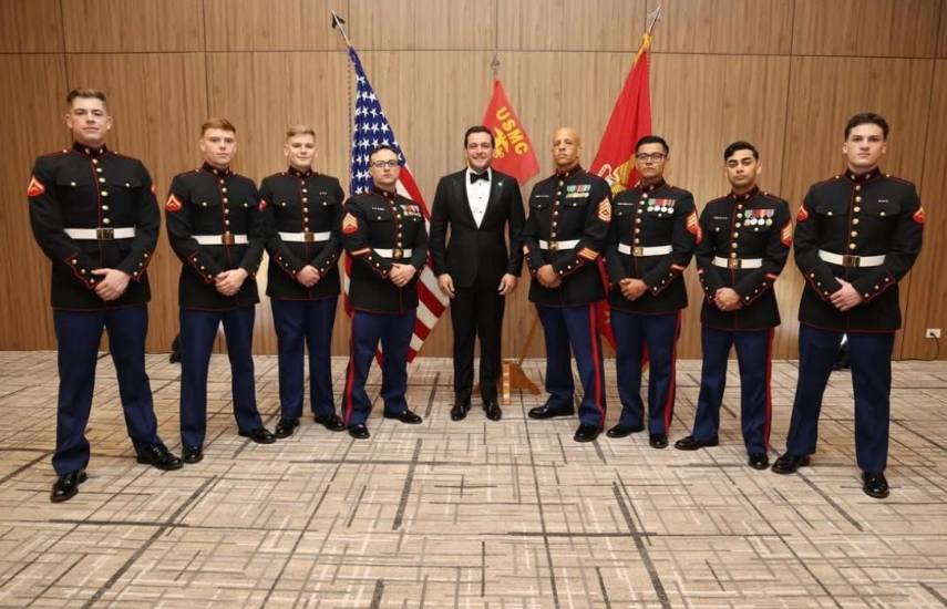 Embajada de Estados Unidos conmemora el 250.º aniversario del Cuerpo de Marines