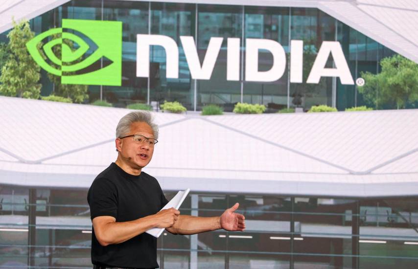 El director ejecutivo de Nvidia, Jensen Huang.