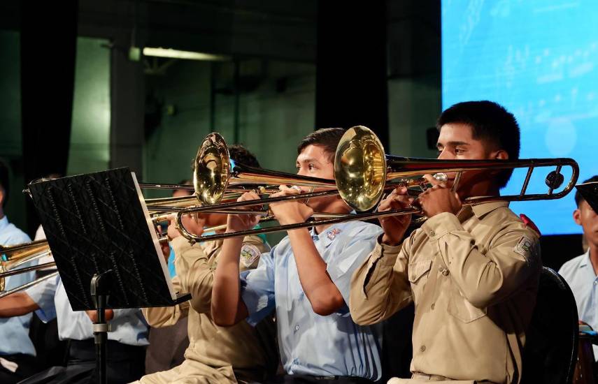 Jóvenes llevan la música sinfónica a Ngäbe Buglé