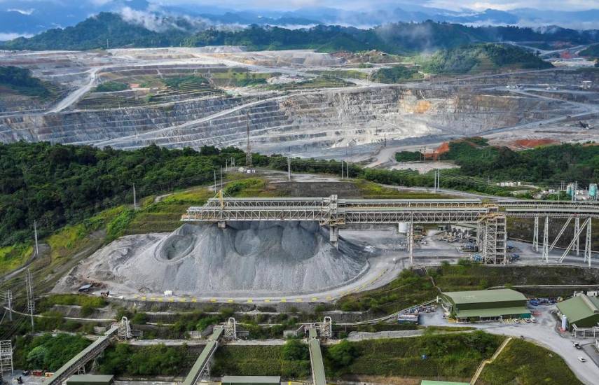 AFP | Vista panorámica de la mina de cobre en Donoso, Colón.