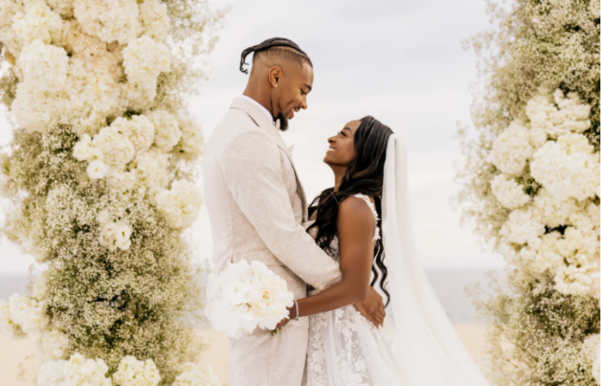 Medallista Simone Biles se casa en un lujoso hotel de Los Cabos