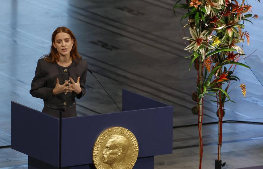 AFP | Ana Corina Sosa, hija de la líder opositora venezolana María Corina Machado