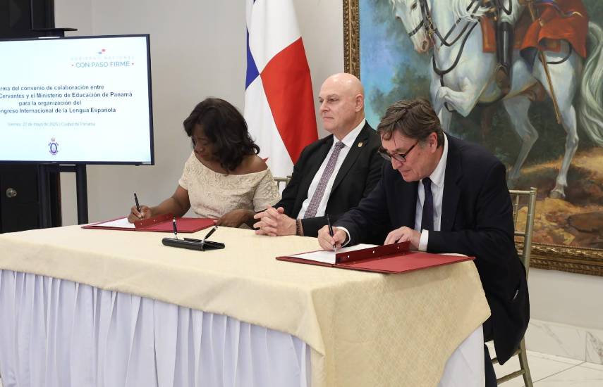 Meduca y el Instituto Cervantes preparan el XI Congreso Internacional de la Lengua Española en Panamá para 2028
