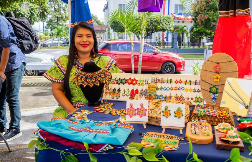 ML | Una emprendedora de la comarca Ngäbe-Buglé.