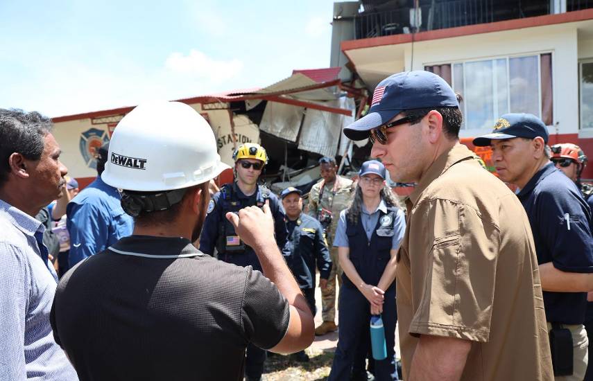 Estados Unidos destina $5 millones para afectados por sismo en Panamá