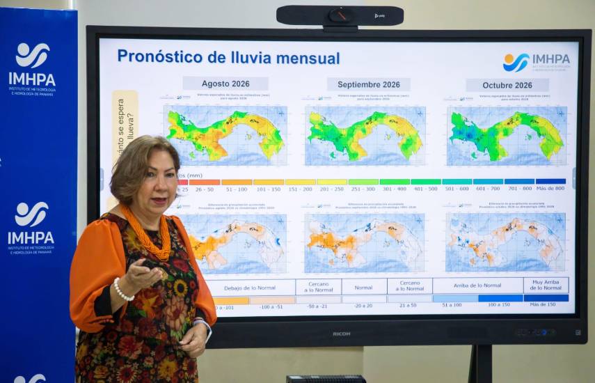 Panamá enfrentará más calor y menor cantidad de lluvias, según el IMHPA