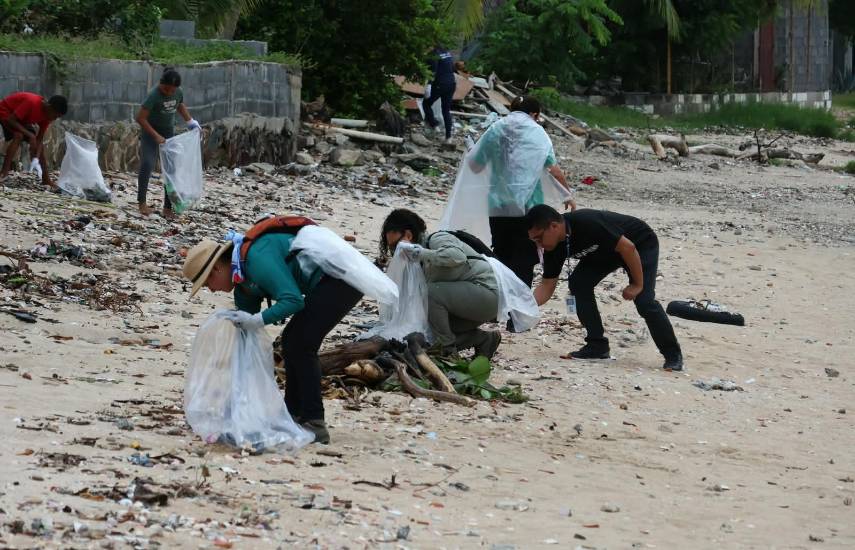 Más de 8 mil libras de desechos fueron retiradas de un manglar en Veracruz