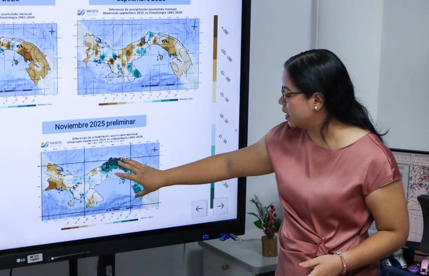 IMPHA preveé salida tardía de la temporada lluviosa en el Pacífico panameño