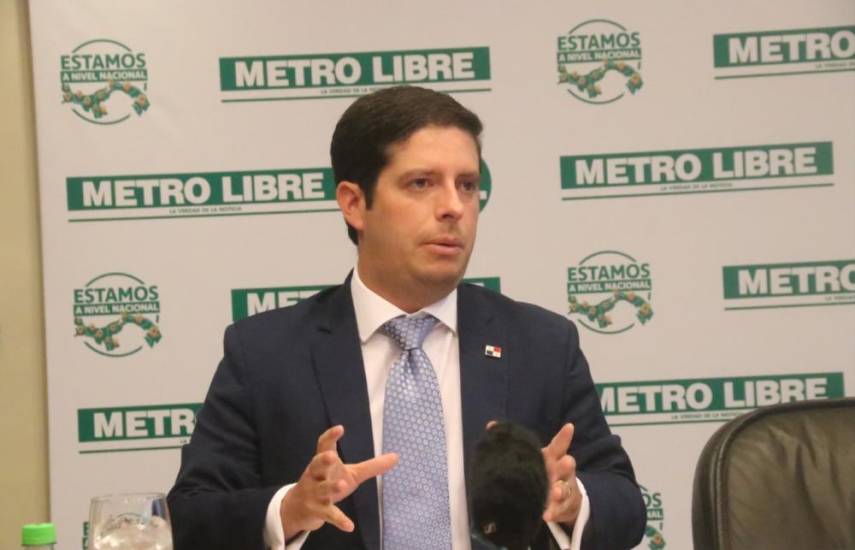 ML | Federico Alfaro Boyd, ministro de Comercio e Industrias (MICI), durante su visita a Metro Libre.
