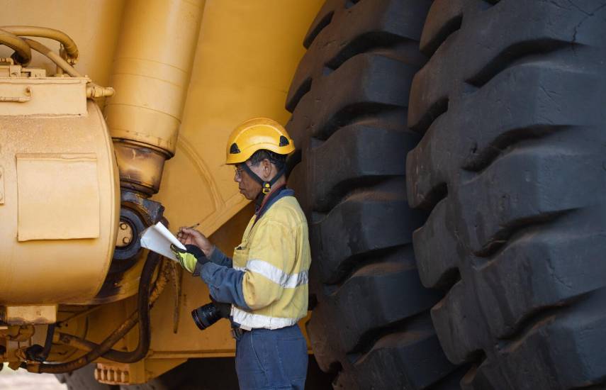 ML | Un trabajador minero.