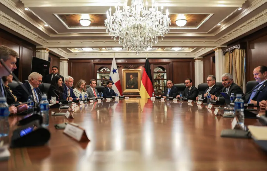 Presidente de Alemania califica a Panamá como “un socio fiable” tras reunión con Mulino
