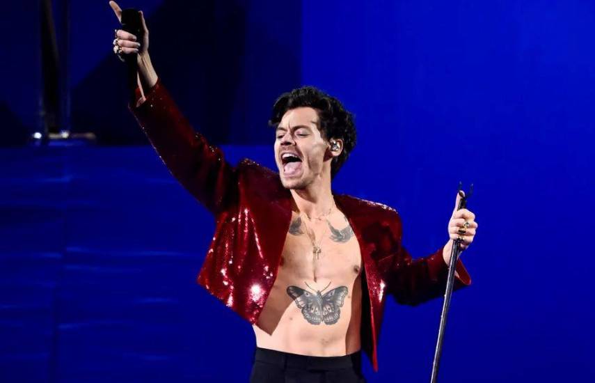 Harry Styles se cae en concierto en Ciudad de México