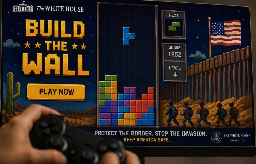 Tetris se desmarca de los controvertidos videojuegos de la Casa Blanca contra migrantes