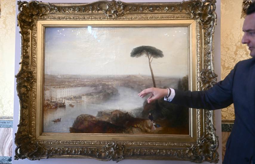 Sotheby's expone un cuadro excepcional de Turner antes de sacarlo a la venta