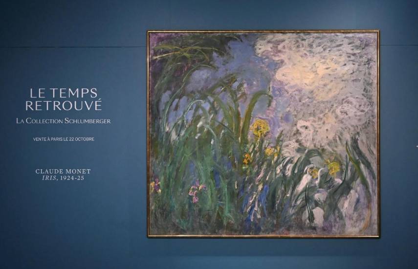“Iris” de Monet se convierte en la obra de arte más cara vendida en Francia