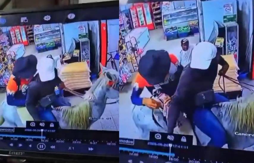 Capturan a un menor tras asalto a supermercado al que llegaron a caballo