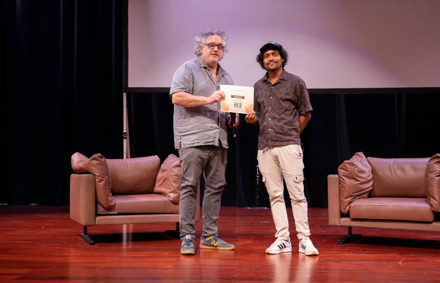 Abner Benaim impulsa el cine nacional con emotivo cineforo en Colón