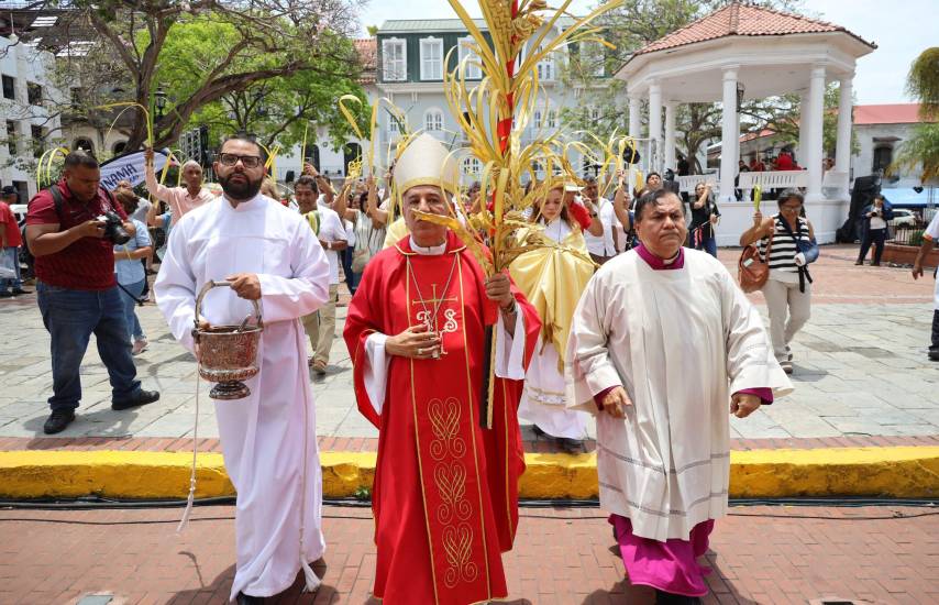 ARQUIDIÓCESIS | Actividad del Domingo de Ramos en la Plaza Catedral durante 2025.