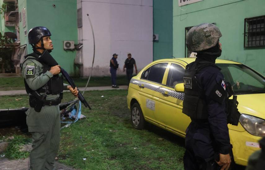 ML | Durante los operativos en Curundú.