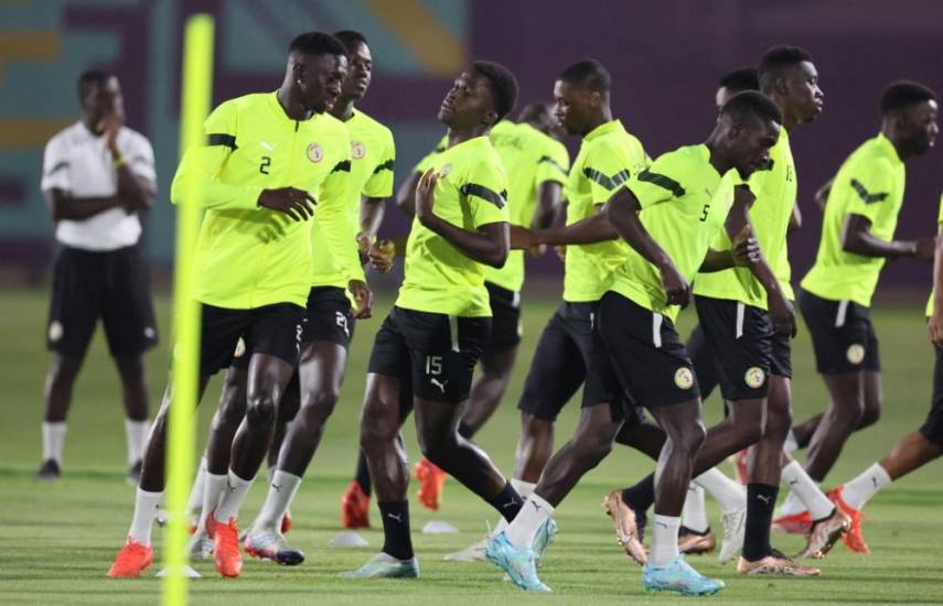 AFP | Jugadores del equipo de fútbol de Senagal en Mundial de Catar.