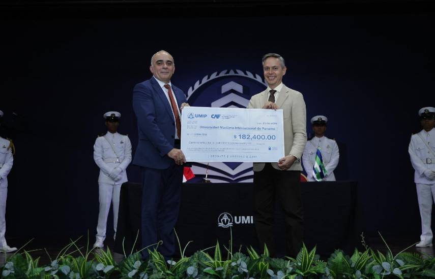 La UMIP recibe B/.182,400.00 en recursos no reembolsables del CAF
