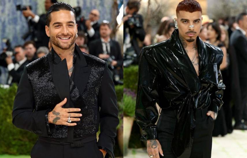 Maluma y Rauw Alejandro imponen el estilo latino en el Met Gala 2026