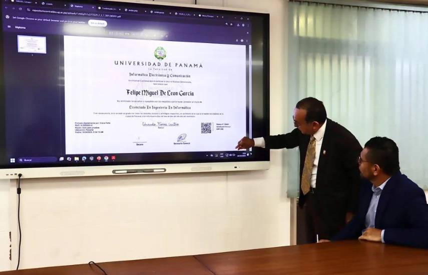 La Universidad de Panamá aprueba la emisión digital de diplomas