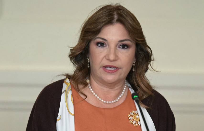 AFP | La primera Dama de la República, Maricel Cohen de Mulino.
