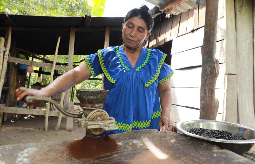 Madre transforma su vida cultivando café en la comarca