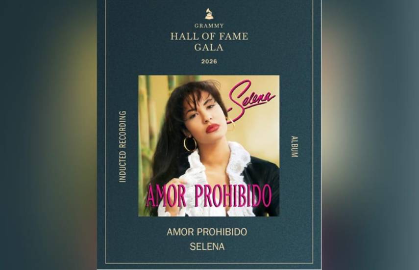 El álbum ‘Amor Prohibido’ de Selena ingresa al Salón de la Fama de los GRAMMY 2026