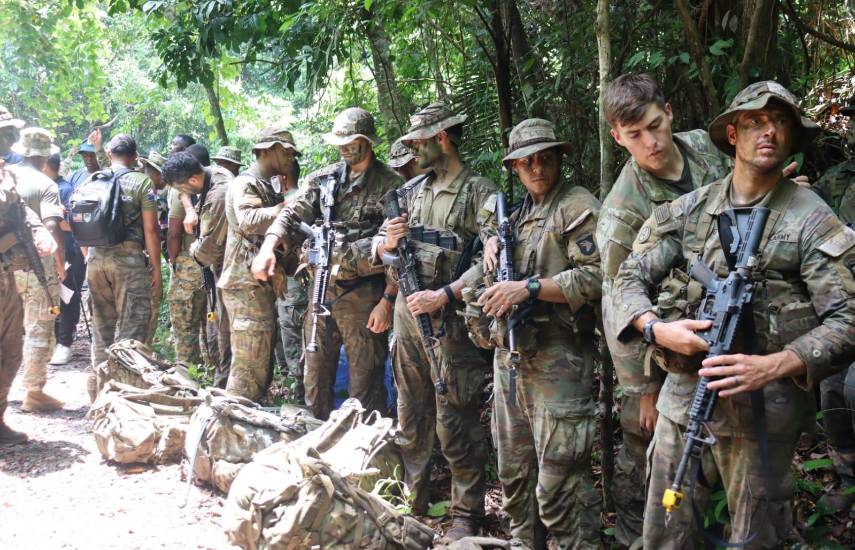 Avanzan prácticas entre militares de EE.UU. y miembros de la fuerza pública panameña
