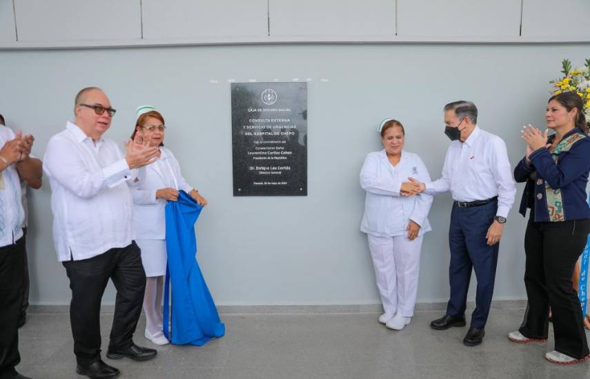 Cortizo entrega la rehabilitación y ampliación del Hospital Regional de Chepo