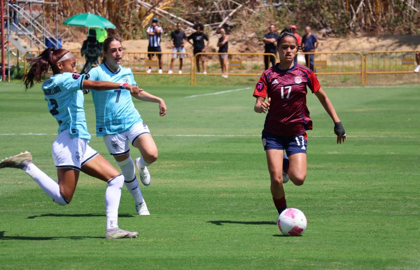 Costa Rica vence a Panamá en clasificatorio femenino Sub-17 de Concacaf