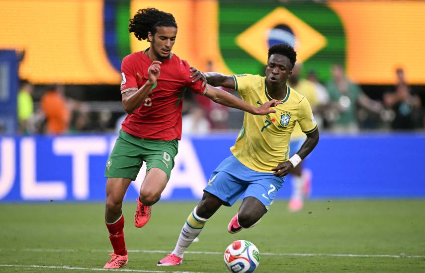 Marruecos amarga el debut mundialista de Ancelotti con Brasil