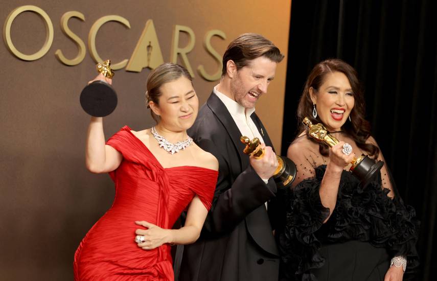 “Las guerreras k-pop” se llevan el Óscar a mejor película animada