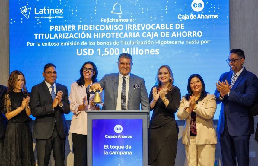 La Caja de Ahorros concreta una titularización hipotecaria por más de B/. 1,500 millones