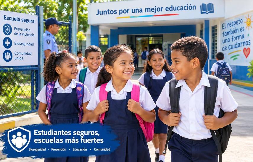 Plan de bioseguridad y prevención de violencia para escuelas públicas