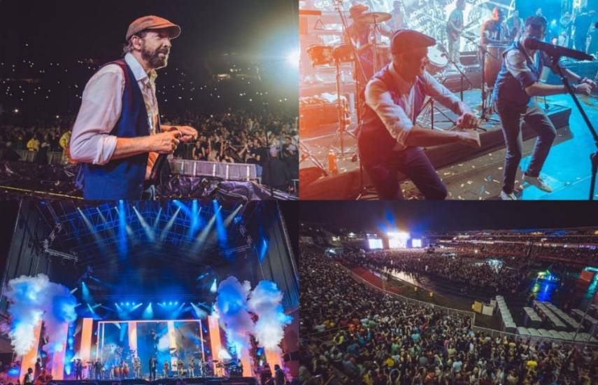La lluvia no dañó la fiesta y Juan Luis Guerra complació a sus fanáticos en Panamá