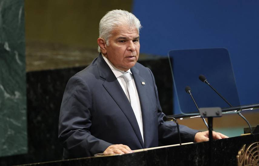 AFP | El presidente de la República, José Raúl Mulino.