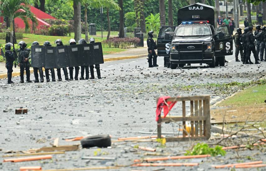 480 detenidos durante las protestas del Suntracs
